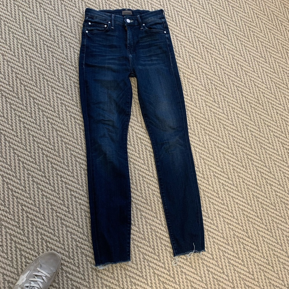 Mother high rise jeans